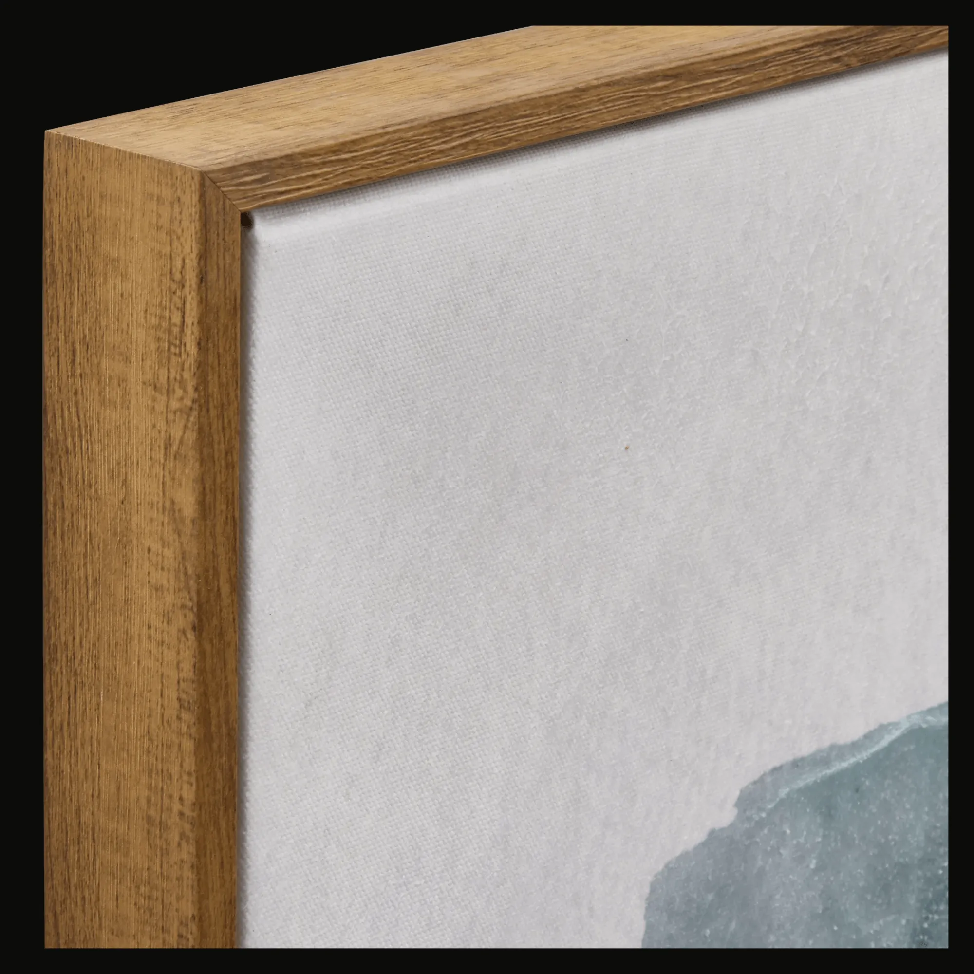 Hot Bouclair Blue Stokes Framed Art