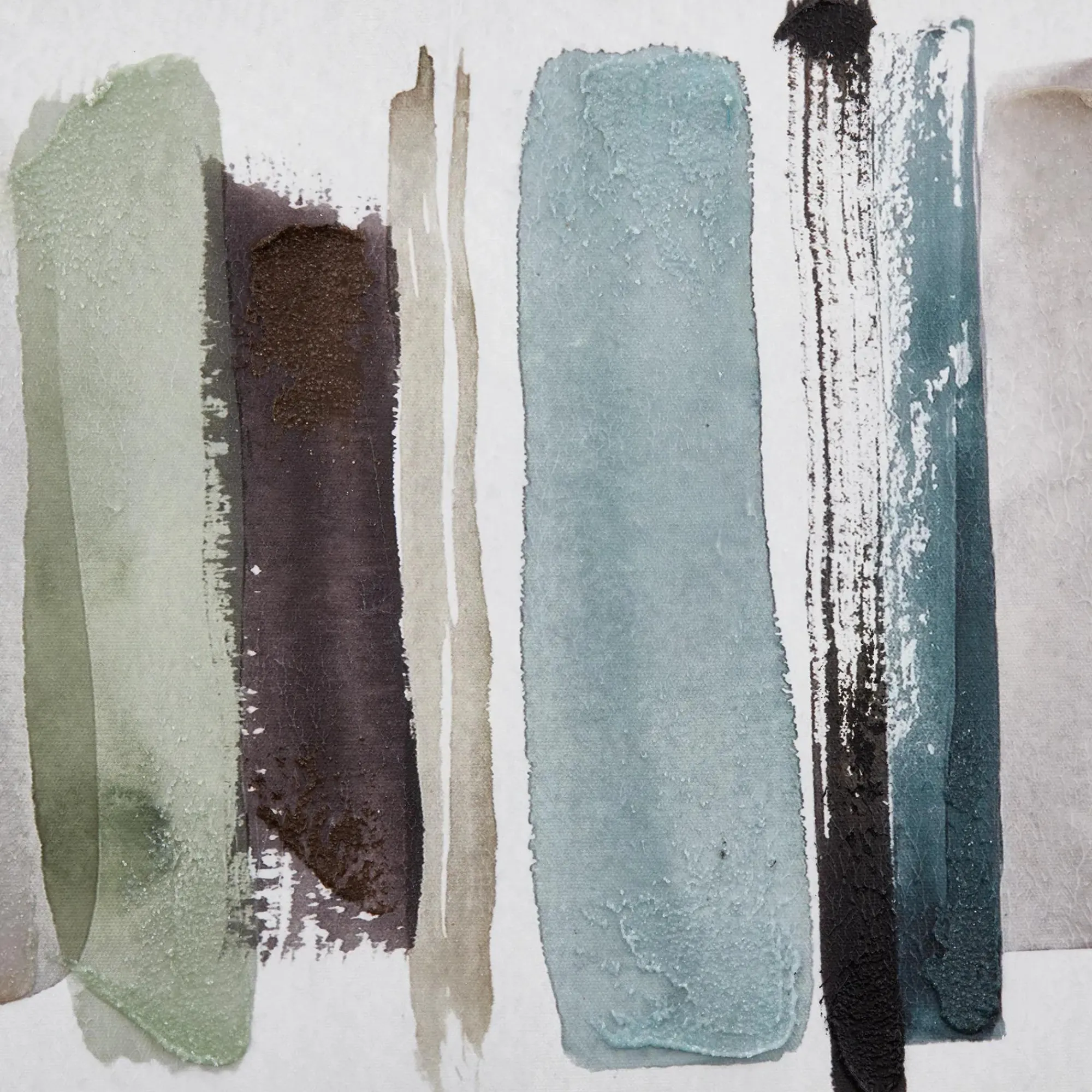 Hot Bouclair Blue Stokes Framed Art