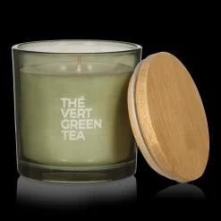 Best Bouclair Green Tea Candle with Wooden Lid