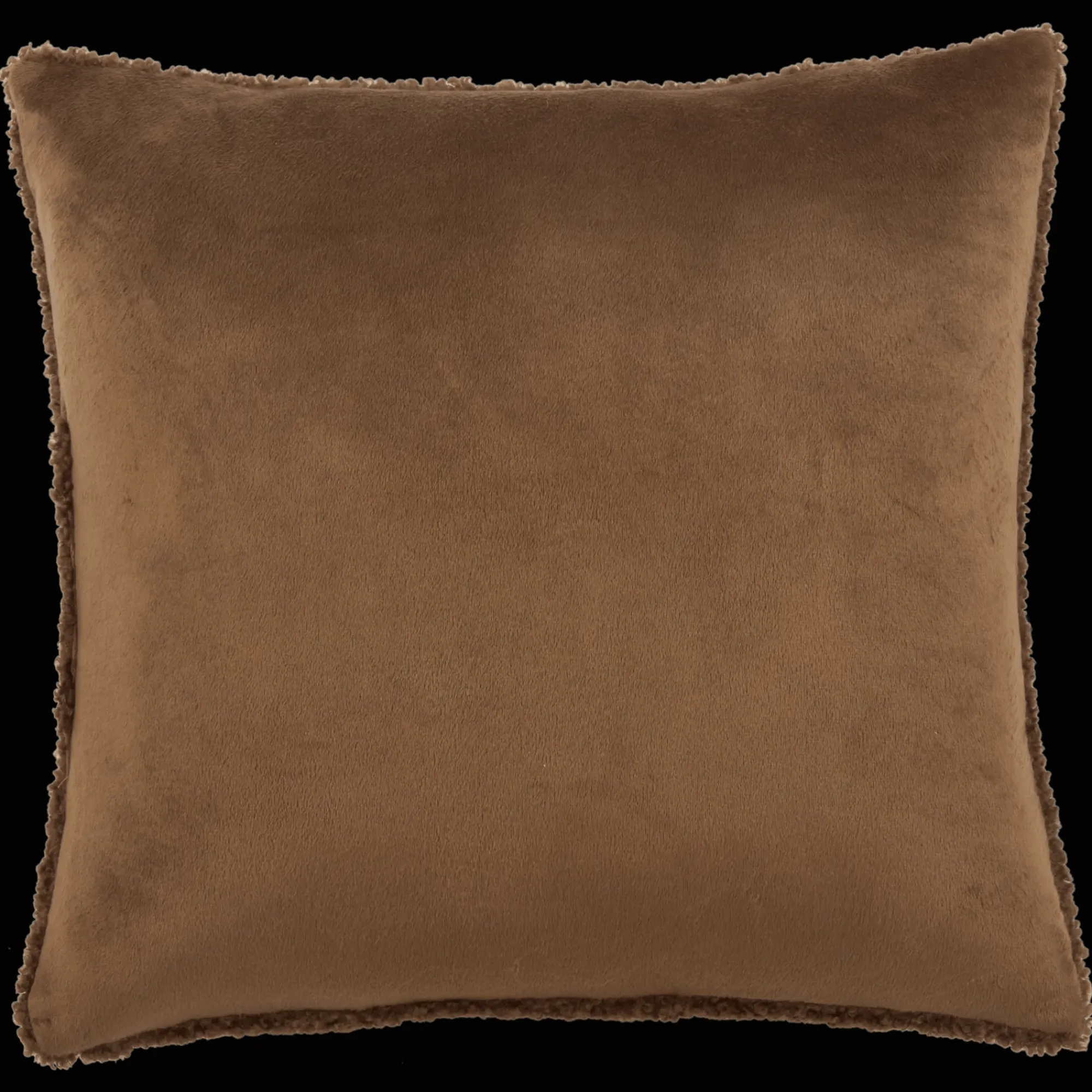 Bouclair Brown Doodle Boucle Decorative Throw Pillow