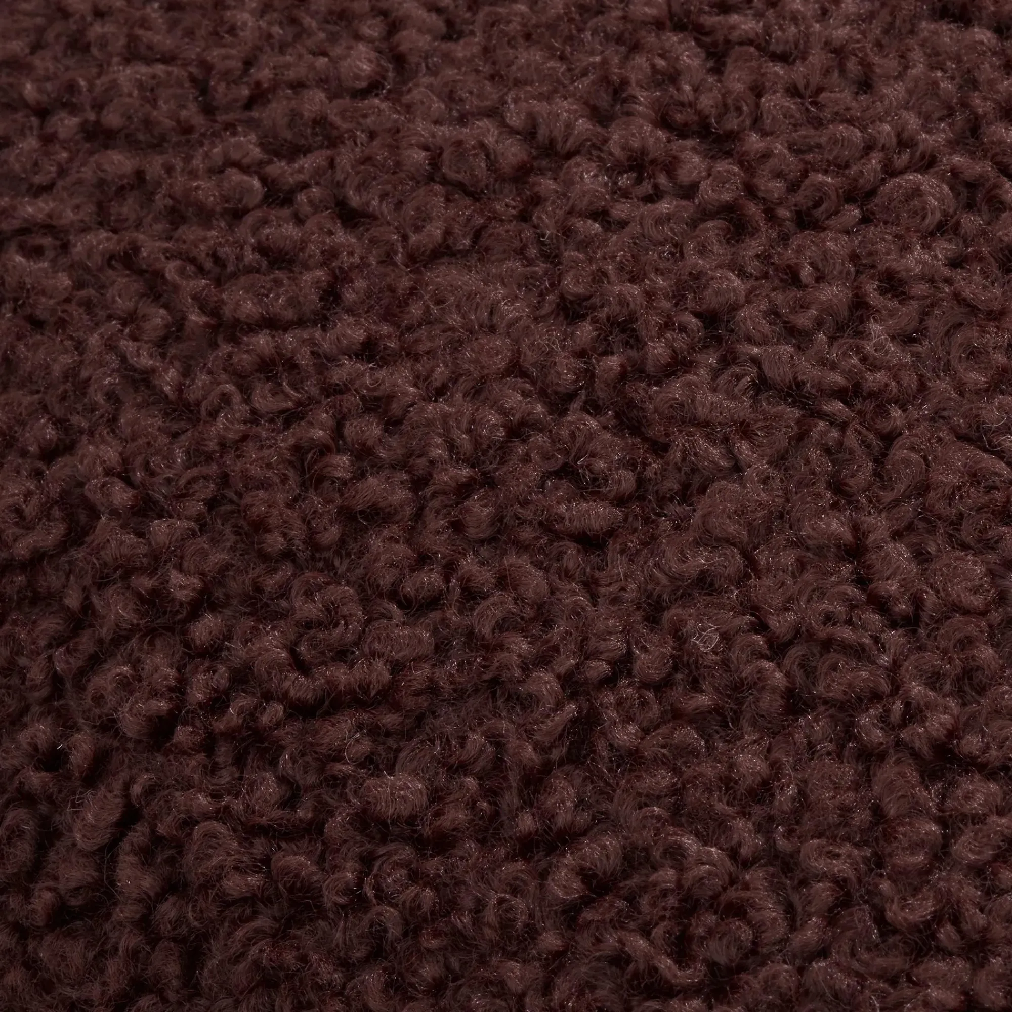 Bouclair Brown Doodle Boucle Decorative Throw Pillow