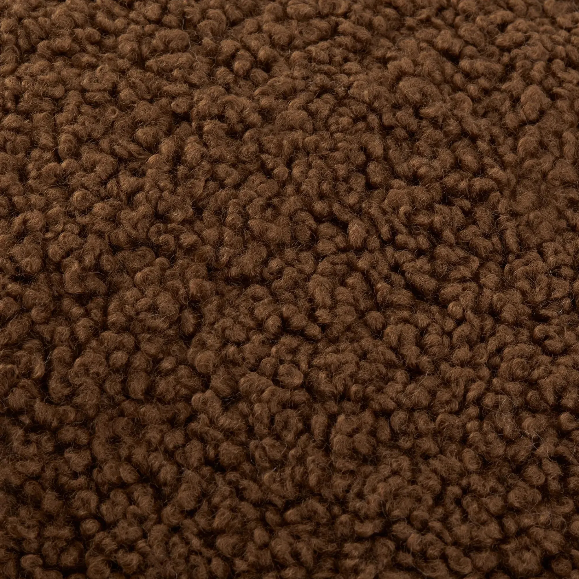 Bouclair Brown Doodle Boucle Decorative Throw Pillow