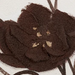 Best Bouclair Burgundy Flowers Framed Oil Painting