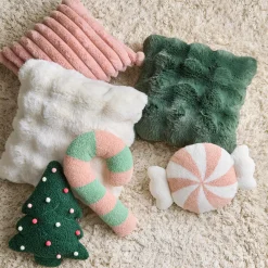 Clearance Bouclair Candy Cane Decorative Pillow