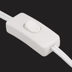 Bouclair Ceramic and Rattan Table Lamp