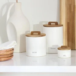 New Bouclair Ceramic Flour Jar