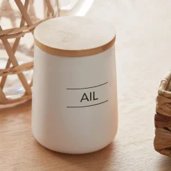 Online Bouclair Ceramic Garlic Container