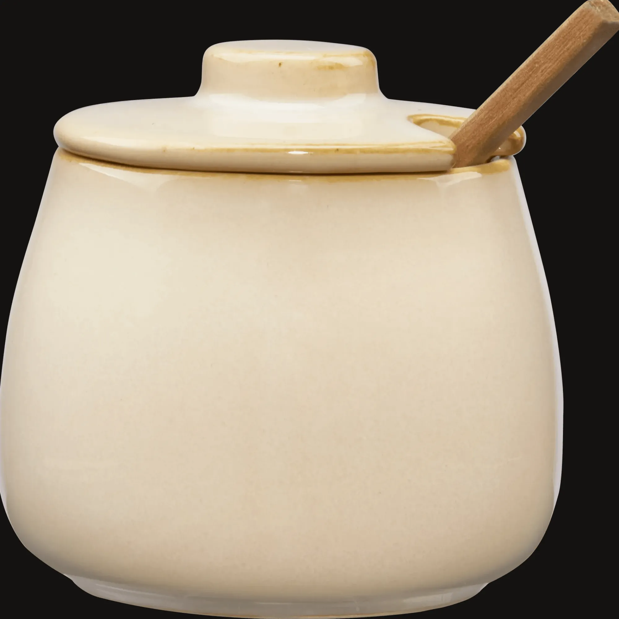 Outlet Bouclair Ceramic Jar with Spoon