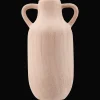 Hot Bouclair Ceramic Red Vase with Handles