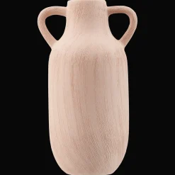 Hot Bouclair Ceramic Red Vase with Handles