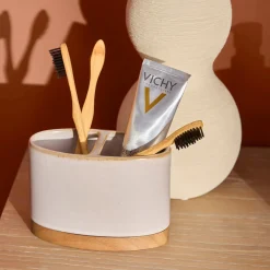 Hot Bouclair Ceramic Toothbrush Holder