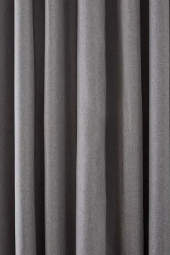 Outlet Bouclair Charcoal Chambray Blackout Curtain