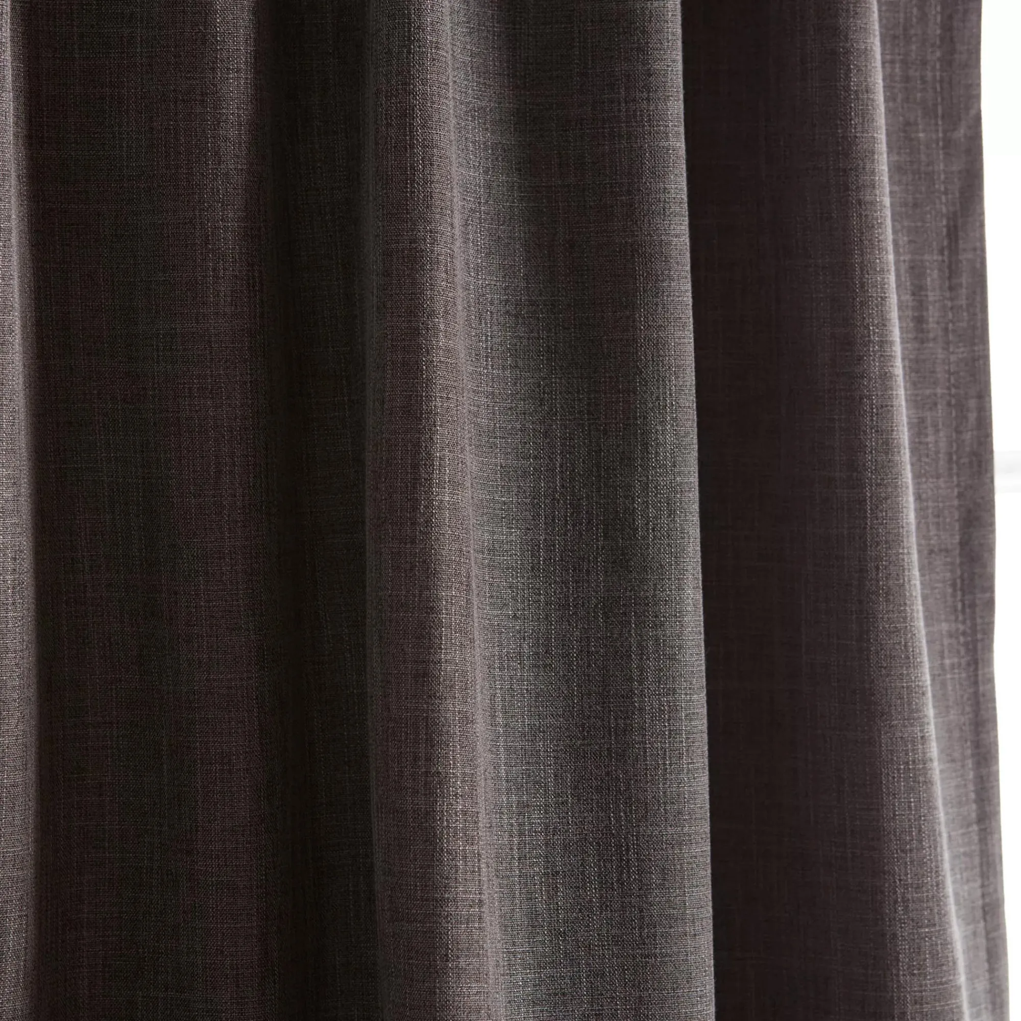 Bouclair Charcoal Chita Back Tab Blackout Curtain
