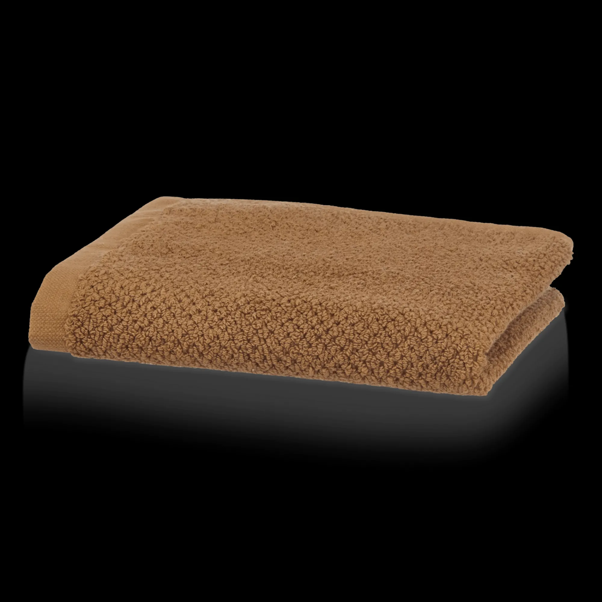 Discount Bouclair Cognac Textured Washcloth