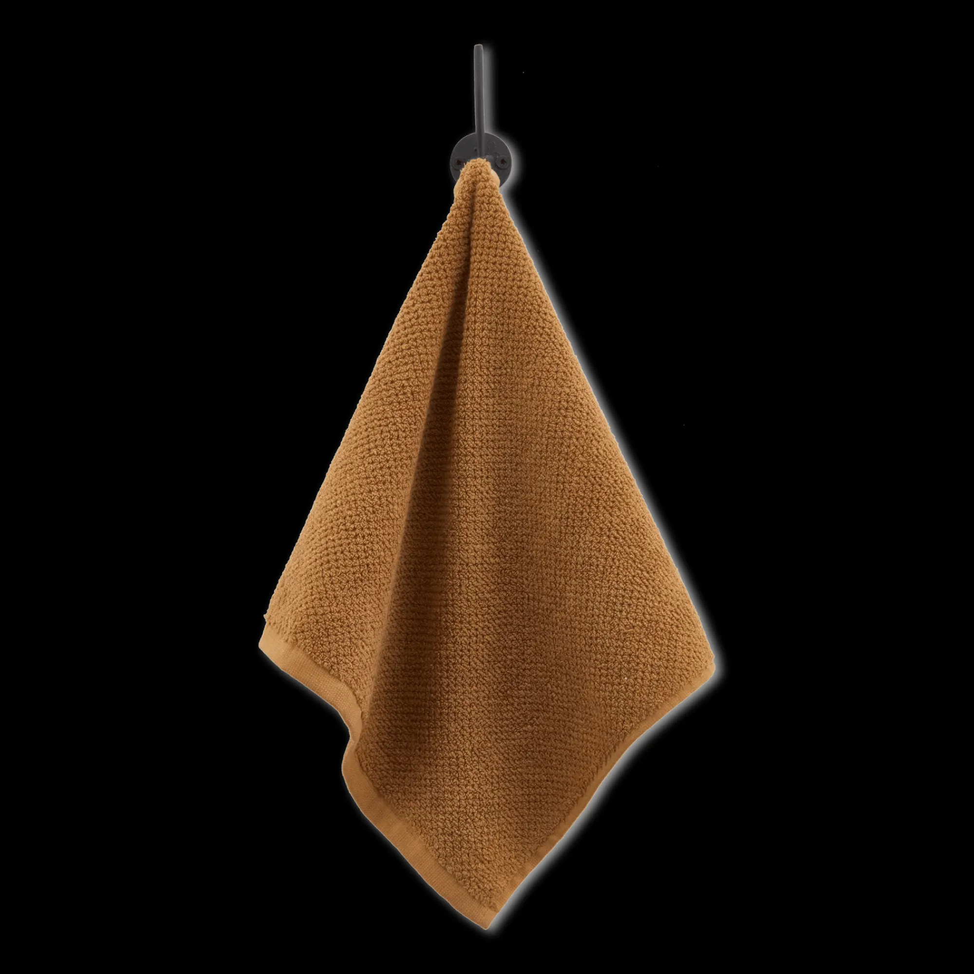 Discount Bouclair Cognac Textured Washcloth