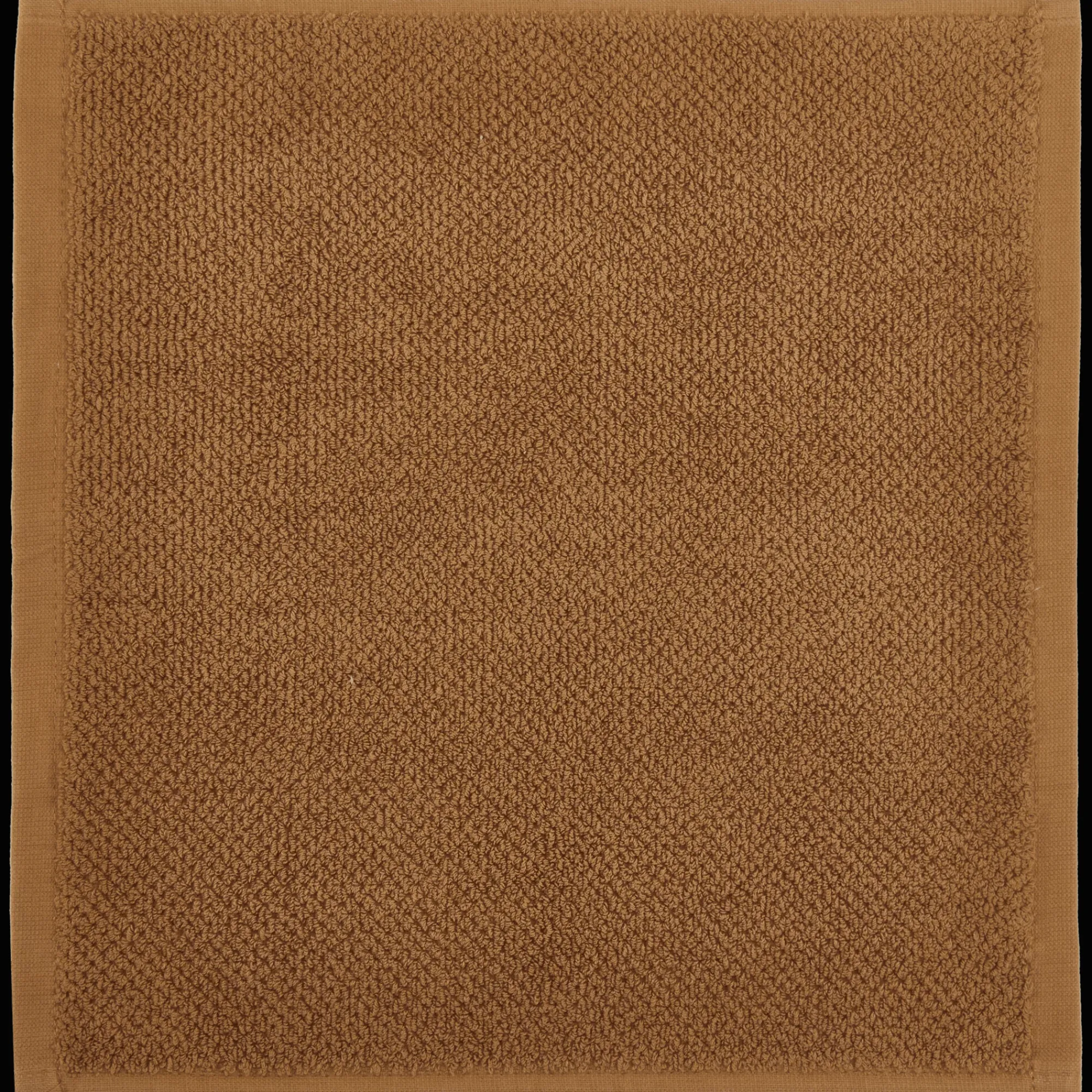 Discount Bouclair Cognac Textured Washcloth