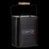 Outlet Bouclair Compost Rustic Metal Bin