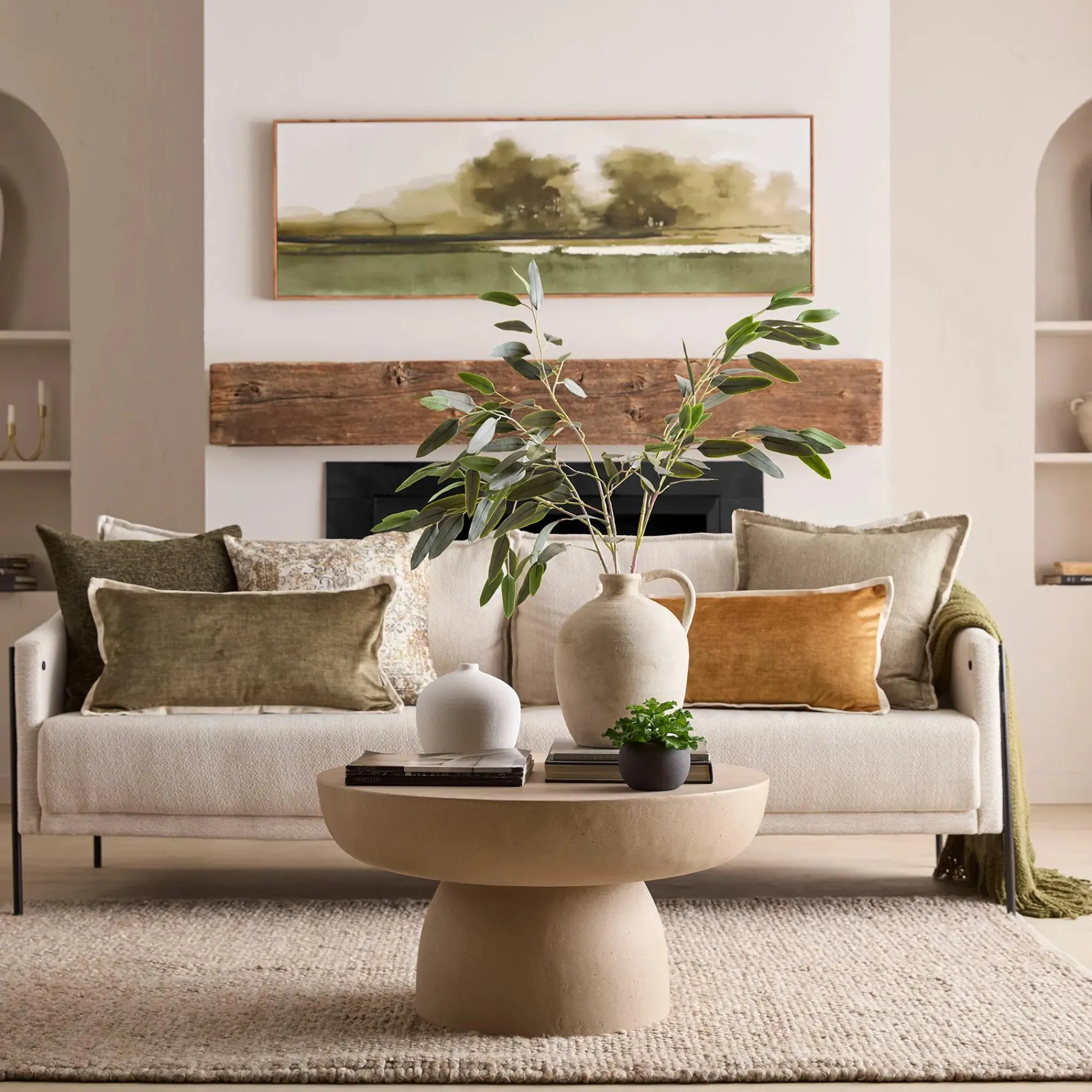 Best Bouclair Concrete Effect Coffee Table