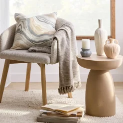 Clearance Bouclair Concrete Effect Side Table