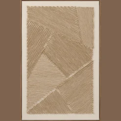 Clearance Bouclair Corded Abstract Framed Art