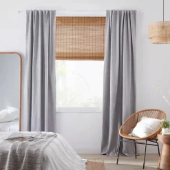 Clearance Bouclair Cordless Tahiti Bamboo Roman Shade