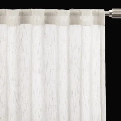 Outlet Bouclair Cream Eneca Back-Tab/Rod-Pocket Curtain