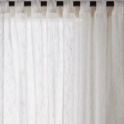 Outlet Bouclair Cream Eneca Back-Tab/Rod-Pocket Curtain