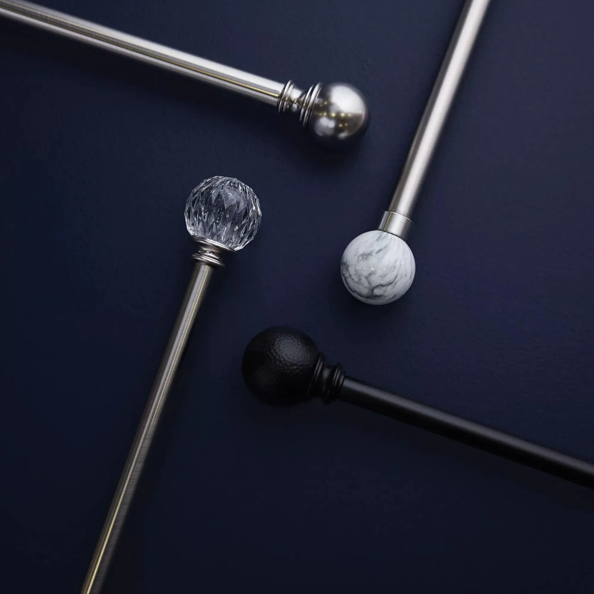 Discount Bouclair Curtain Rod Set - Diameter 22/25 mm