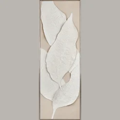 New Bouclair 3D Leaves Framed Oil Painting