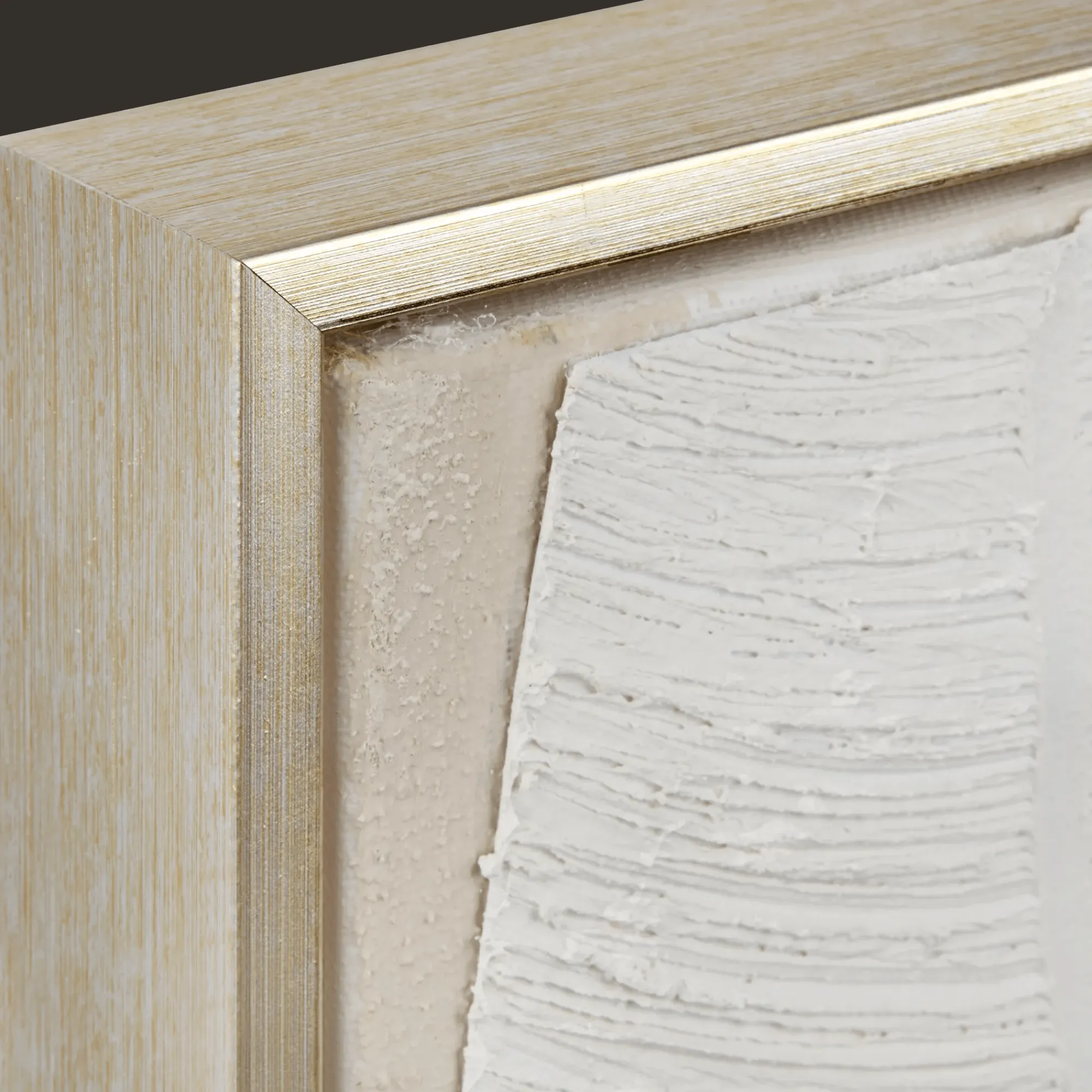 New Bouclair 3D Leaves Framed Oil Painting