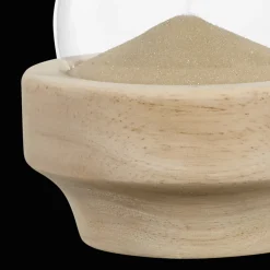 Outlet Bouclair Decorative Hourglass with Wood Base