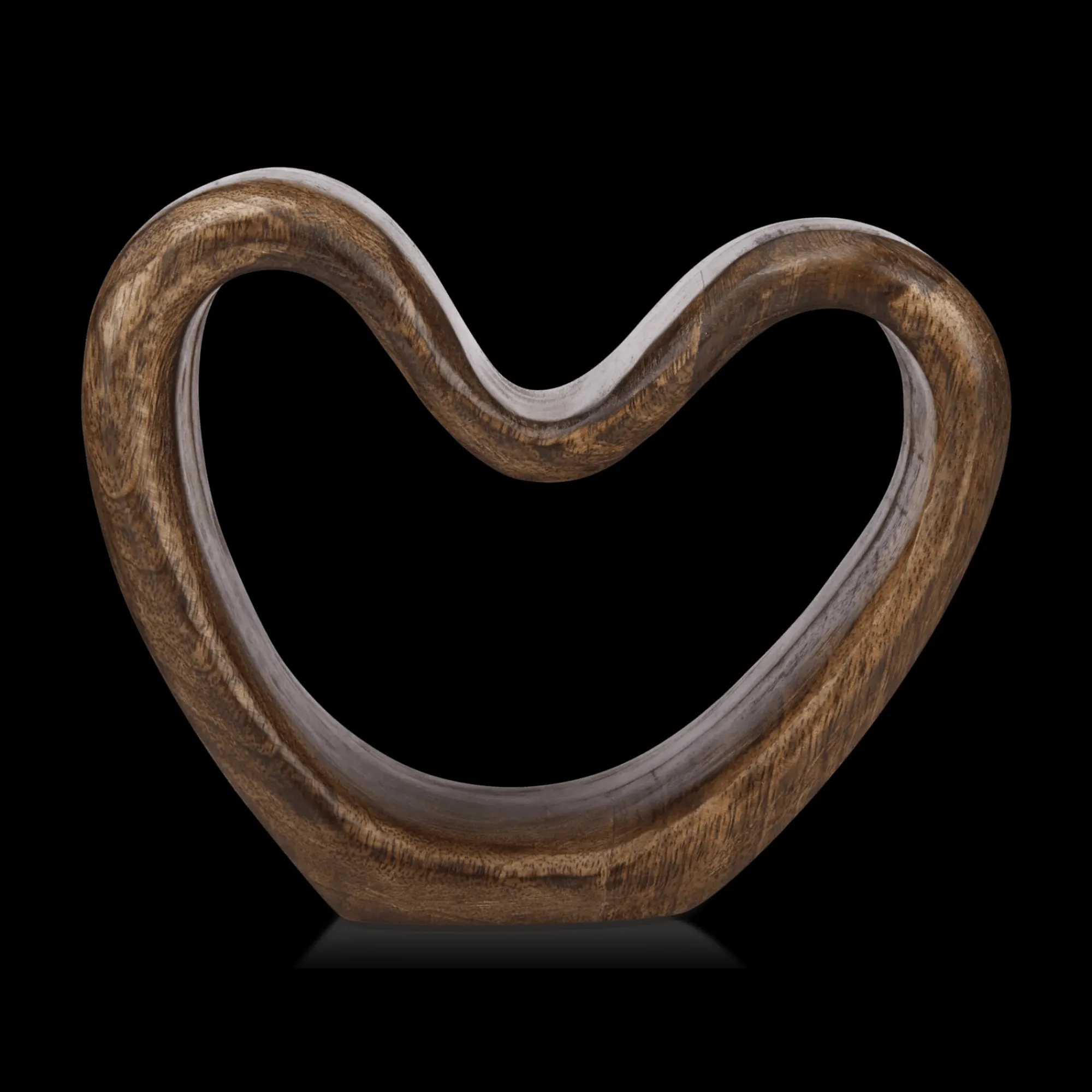 Online Bouclair Decorative Mango Wood Heart