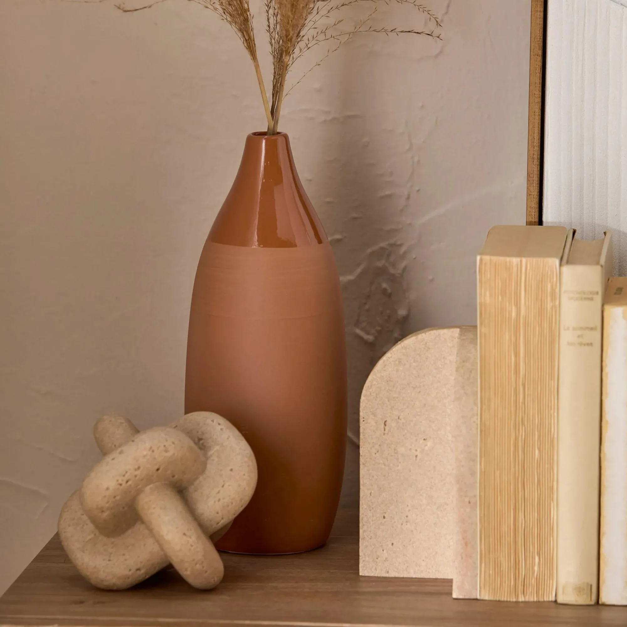 Bouclair Decorative Speckled Ceramic Knot