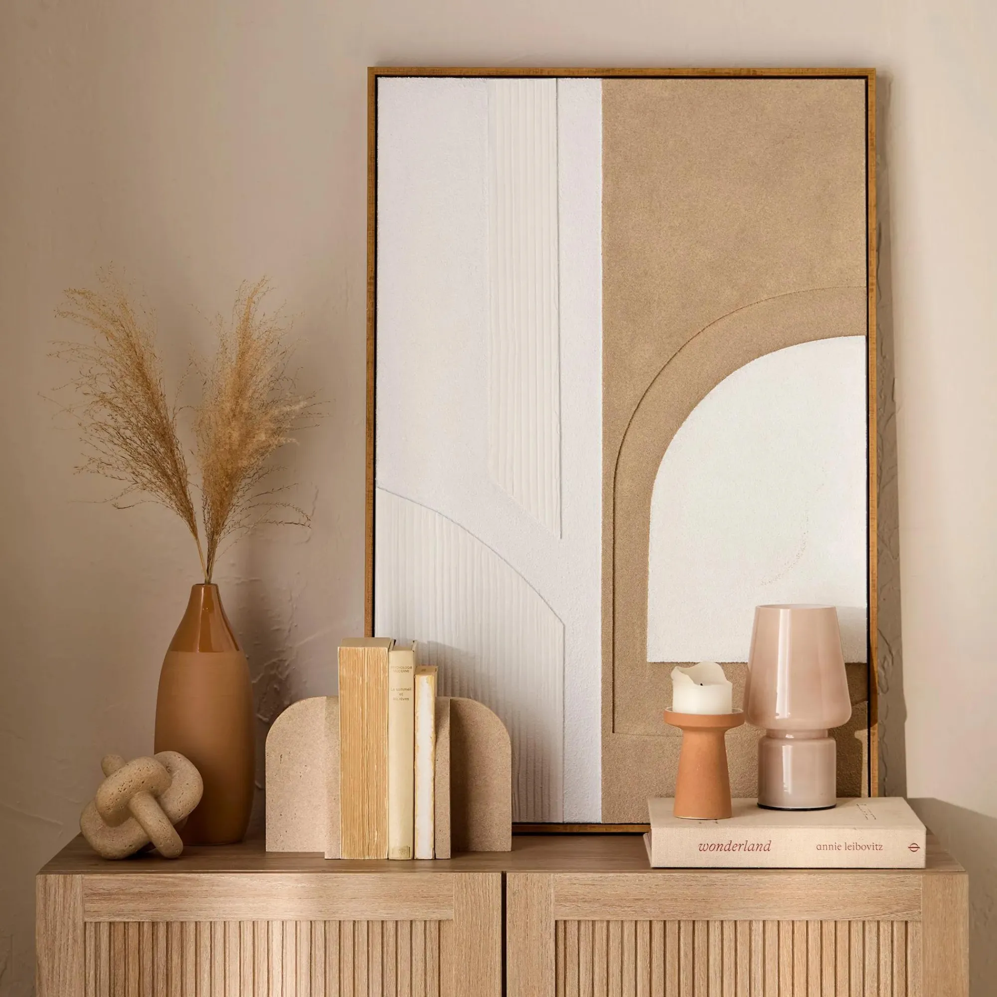 Bouclair Decorative Speckled Ceramic Knot