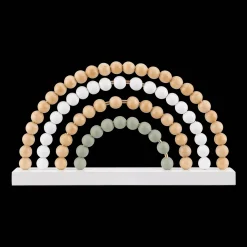 Clearance Bouclair Decorative Wood Beads Rainbow