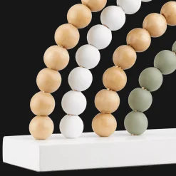 Clearance Bouclair Decorative Wood Beads Rainbow