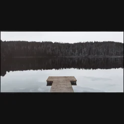 New Bouclair Dock with Mountain View Printed Canvas