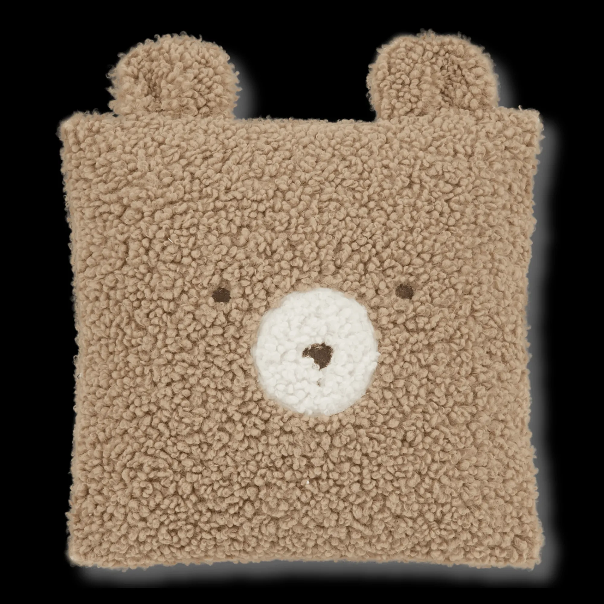 Discount Bouclair Emery Brown Teddy Throw Pillow