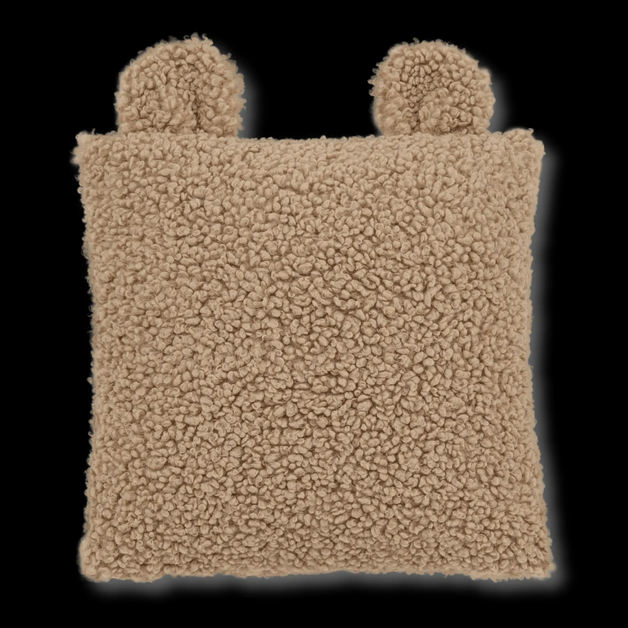 Discount Bouclair Emery Brown Teddy Throw Pillow