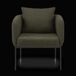 Hot Bouclair Fabric and Metal Accent Chair