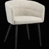 Clearance Bouclair Fabric and Metal Accent Chair