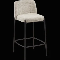 Best Bouclair Fabric and Metal Bar Stool