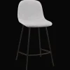 Sale Bouclair Fabric and Metal Bar Stool