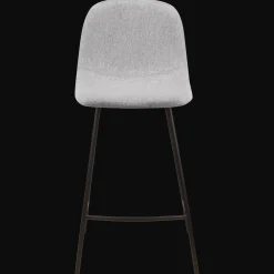 Sale Bouclair Fabric and Metal Bar Stool