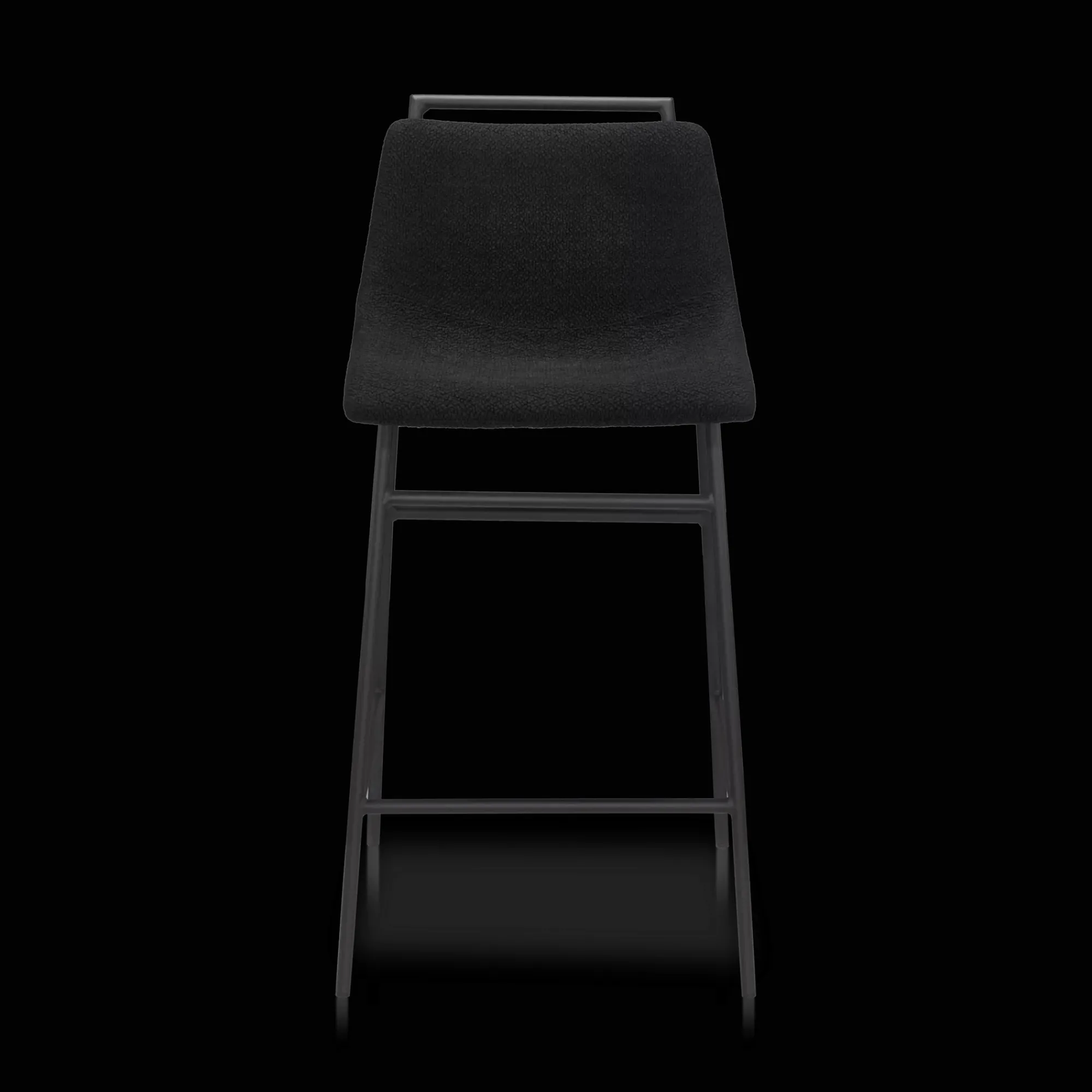 Sale Bouclair Fabric and Metal Counter Stool