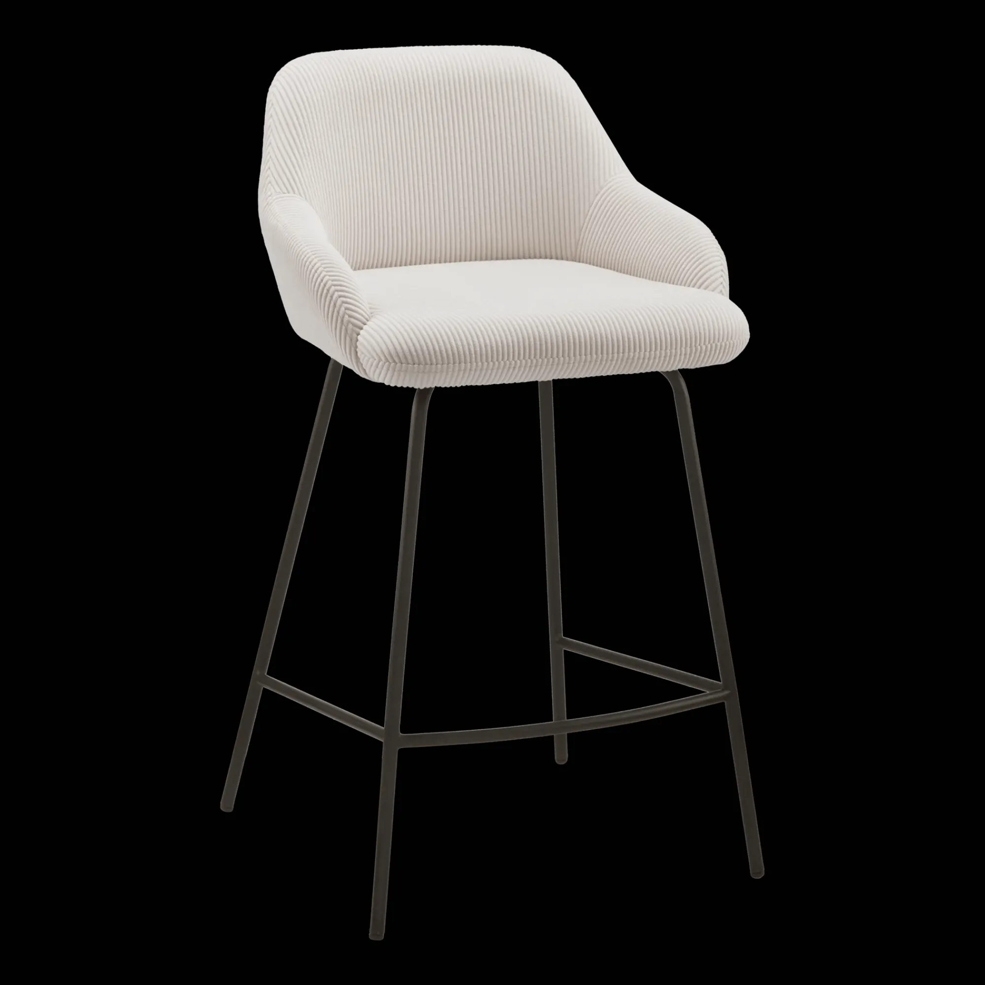 Best Bouclair Fabric and Metal Counter Stool