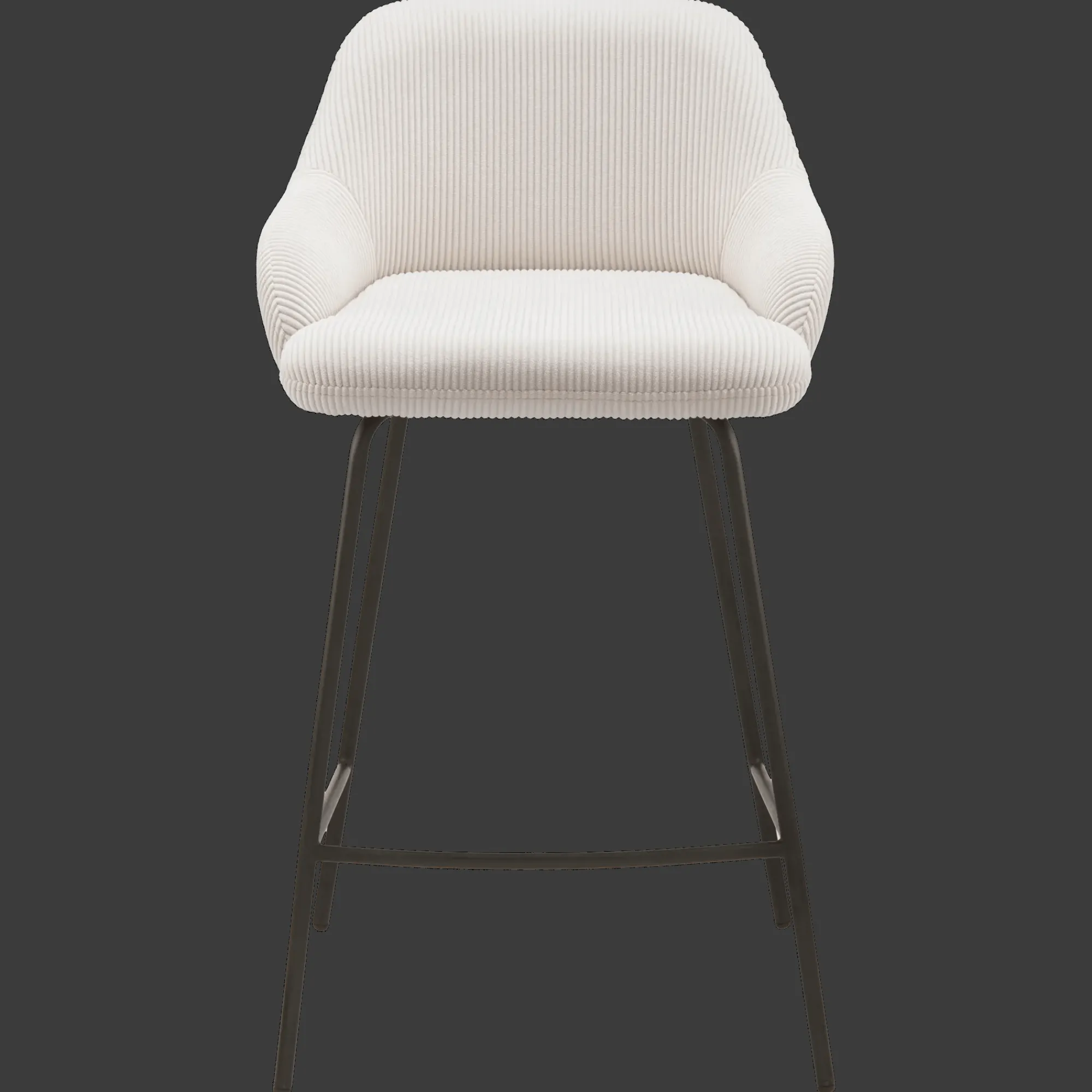 Best Bouclair Fabric and Metal Counter Stool