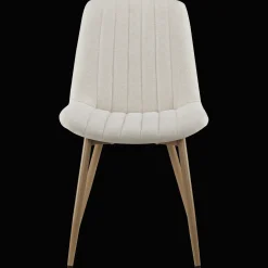 Sale Bouclair Fabric and Metal Dining Chair