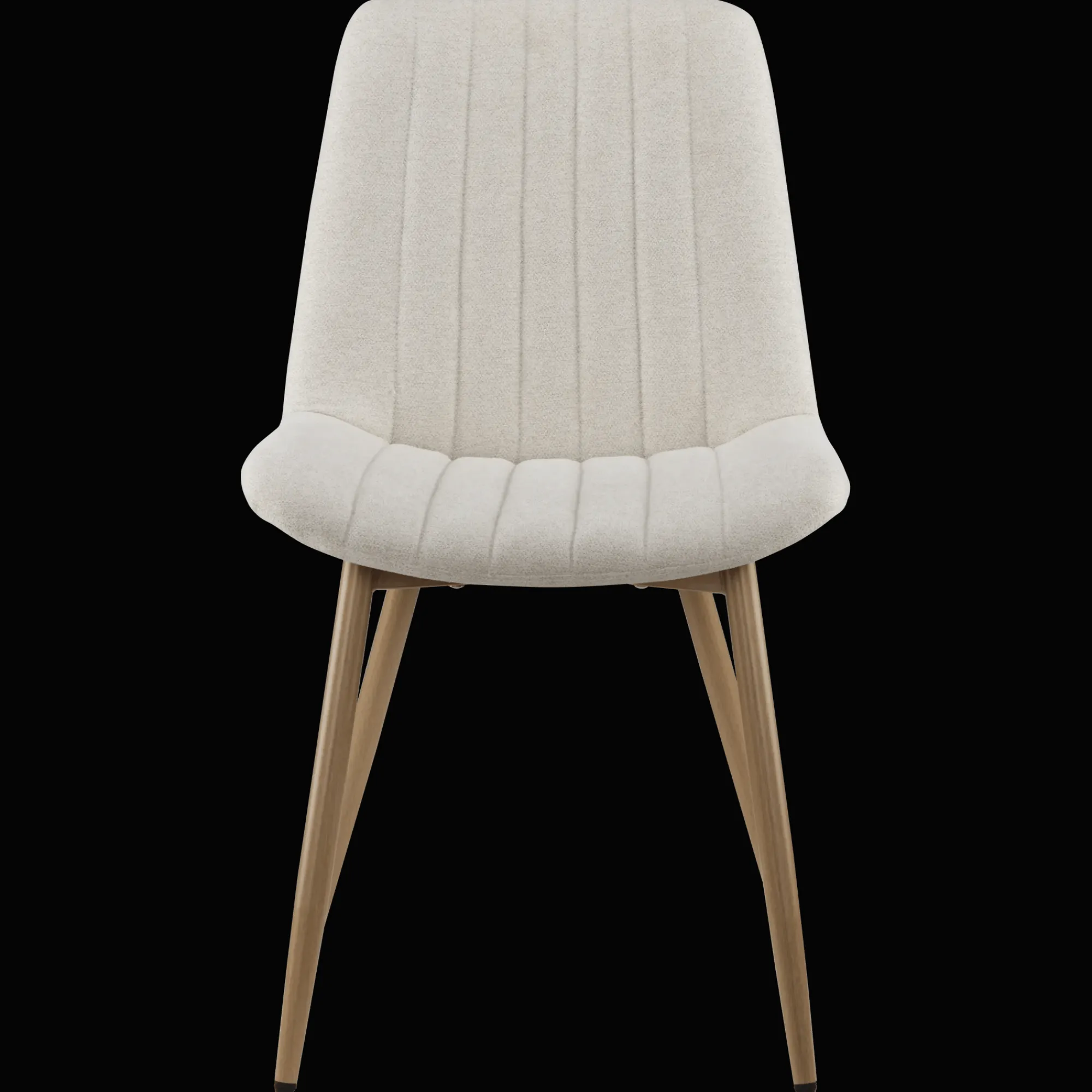 Sale Bouclair Fabric and Metal Dining Chair