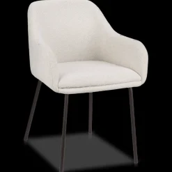 Discount Bouclair Fabric and Metal Dining Chair